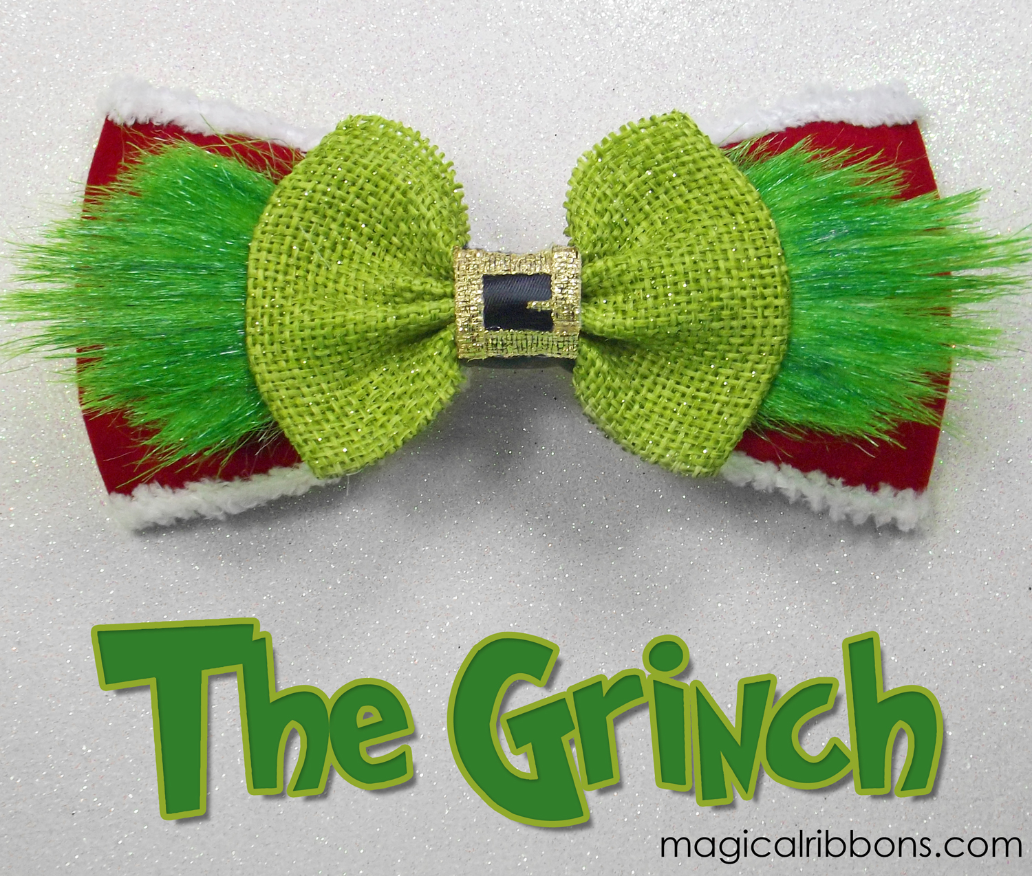 The Grinch Bow – Magical Ribbons